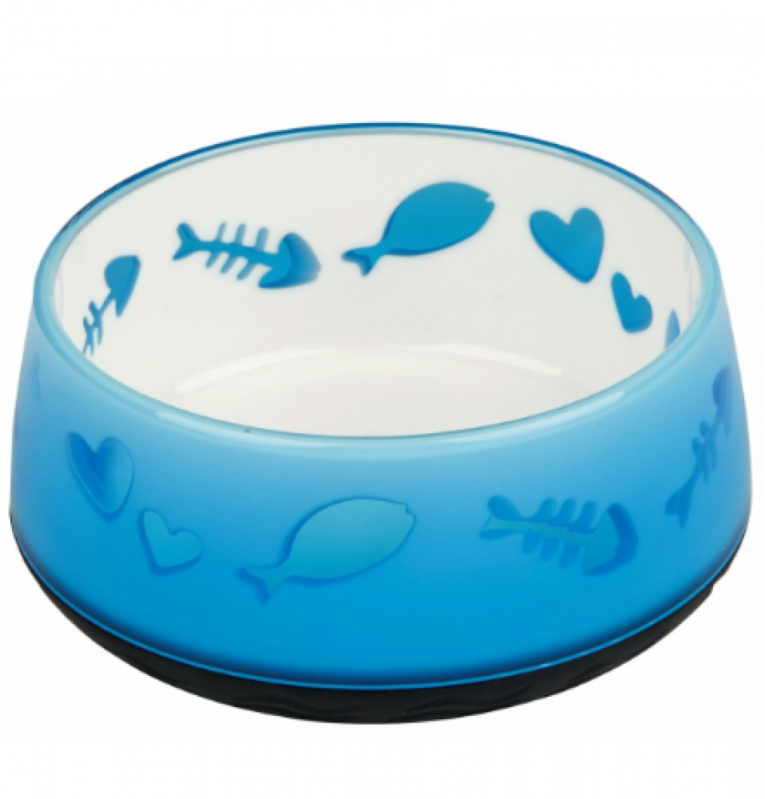 طبق تريكسي فايبر جلاس بقاعده مطاطيه 12 سم