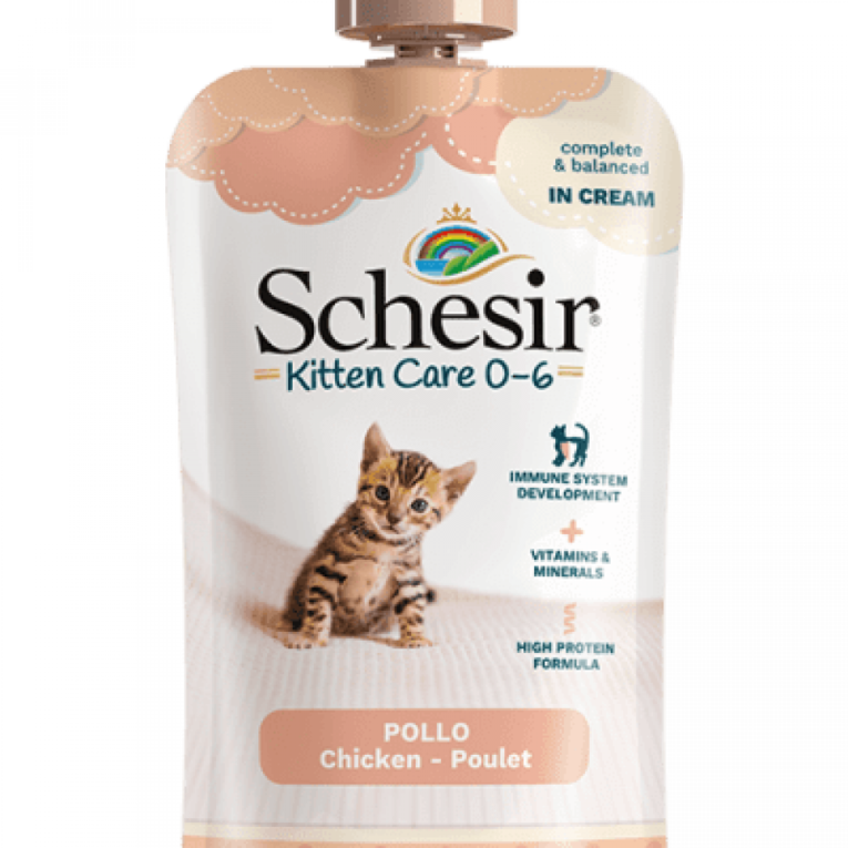 شيزر اظرف طعام رطب بالدجاج للعنايه بالقطط الصغيرة كيتن 150 جرام