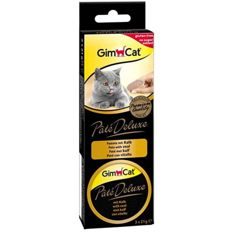 جيم كات طعام رطب للقطط مكمل غذائي مع لحم العجل