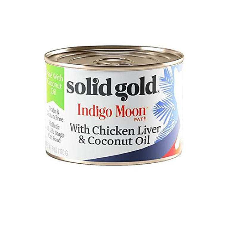 سوليد إنديجو مون كات كبدة دجاج وجوز الهند