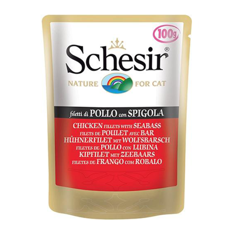 شيزر شرائح دجاج مع سمك سيباس