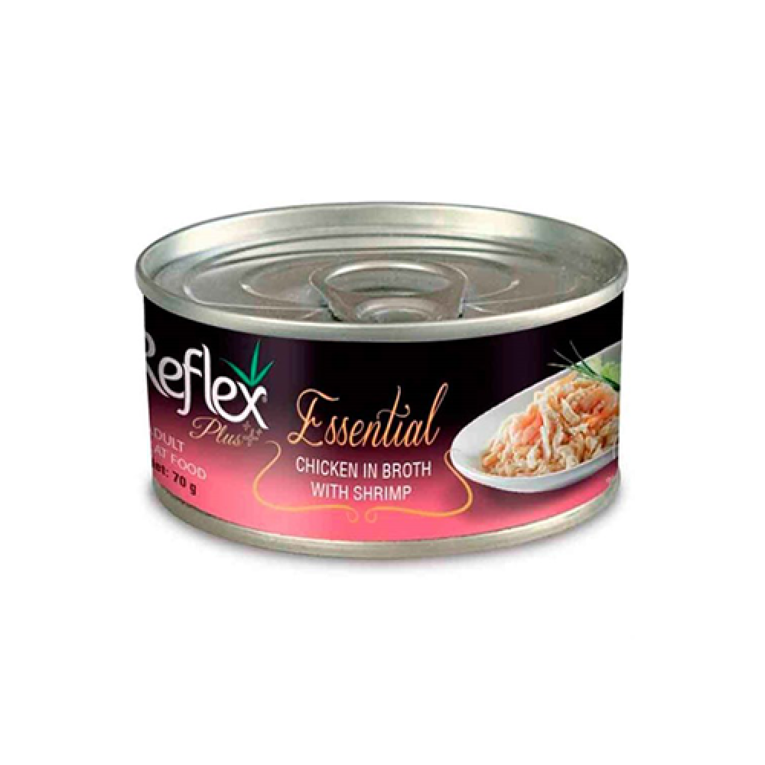 ريفليكس دجاج في مرق مع روبيان