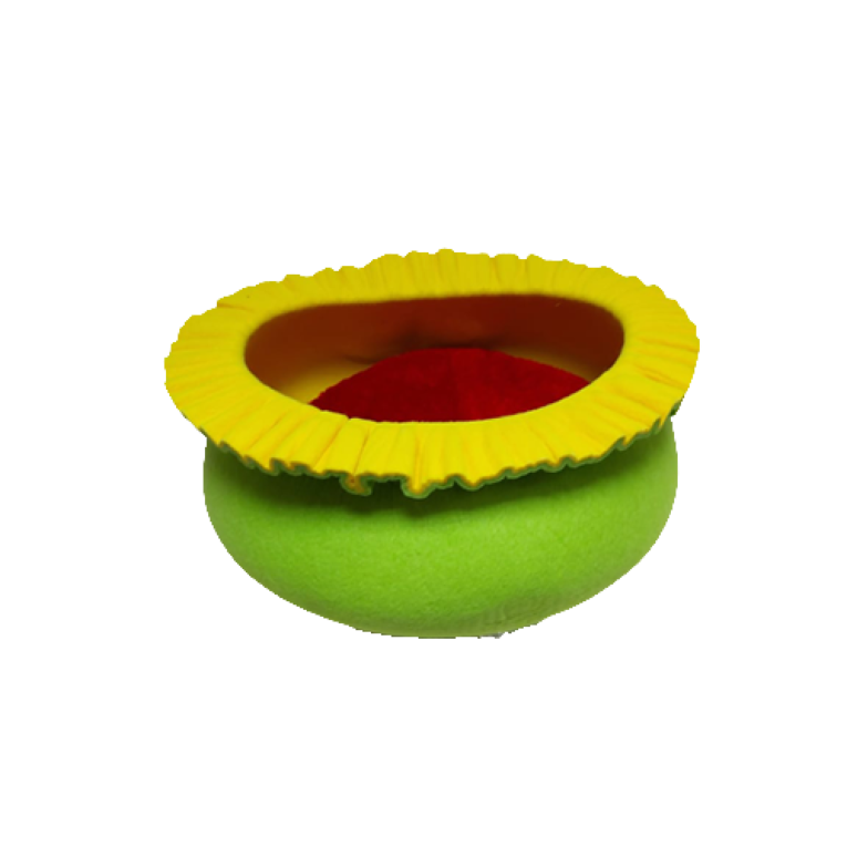 كوخ فرشة على شكل زهرة (الوان مختلفة)