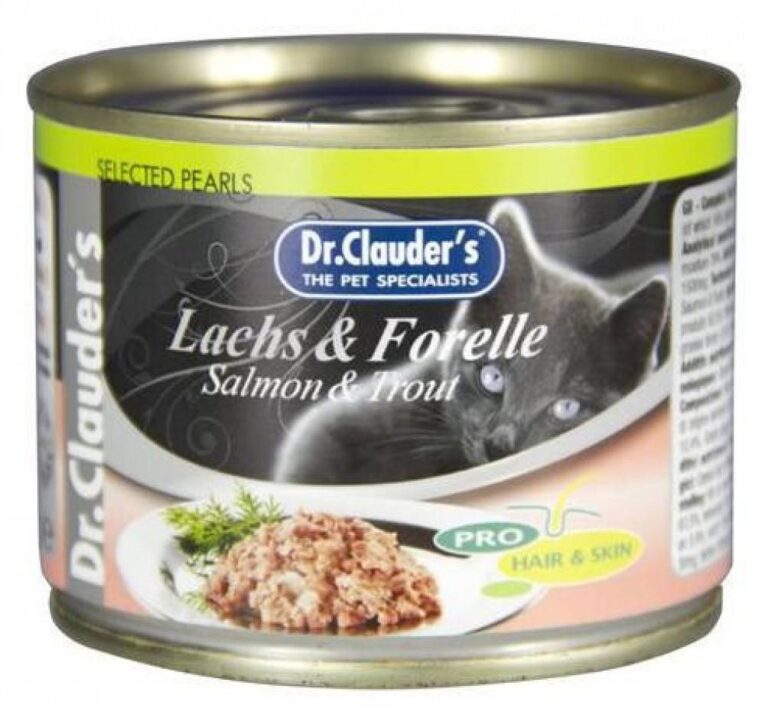 دكتور كلاودر اكل دراي فوود سمك وسلمون 200جرام