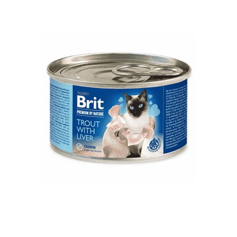 بريت اكل قطط بسمك مع الكبده 200جرام