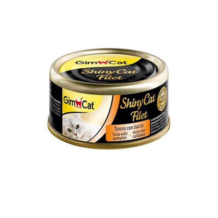 جيم كات معلبات التونة مع اليقطين طعام رطب للقطط الصغيرة 70 جم