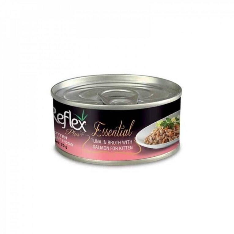 ريفليكس قطط طعام رطب تونه وسلمون 70 جرام