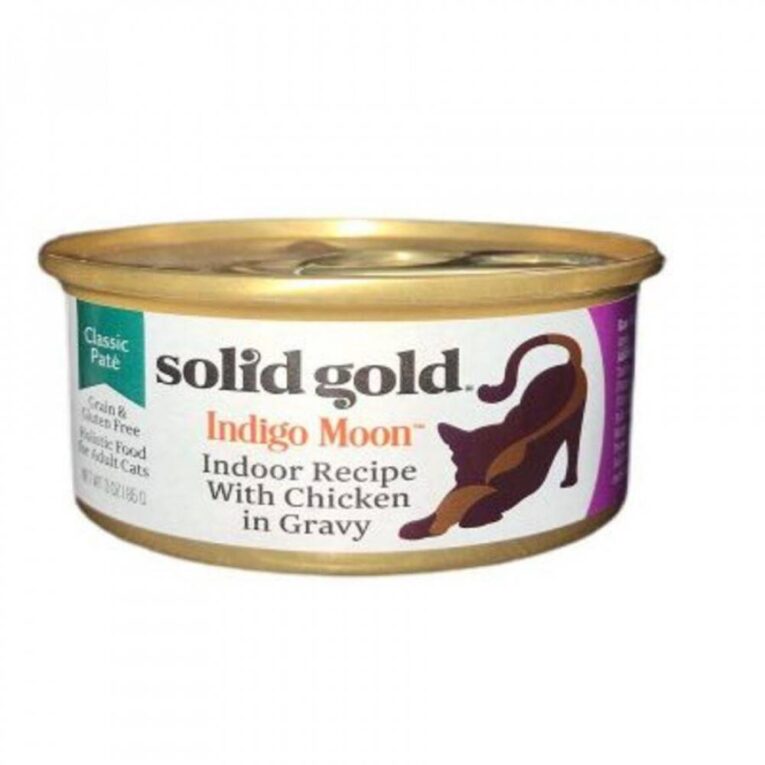 سوليد جولد غذاء متكامل للقطط – وجبة انديجو مون اندوور باتيه85 جرام