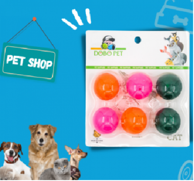 لعبة قطط DOBO PET مجموعه كرات kp-041
