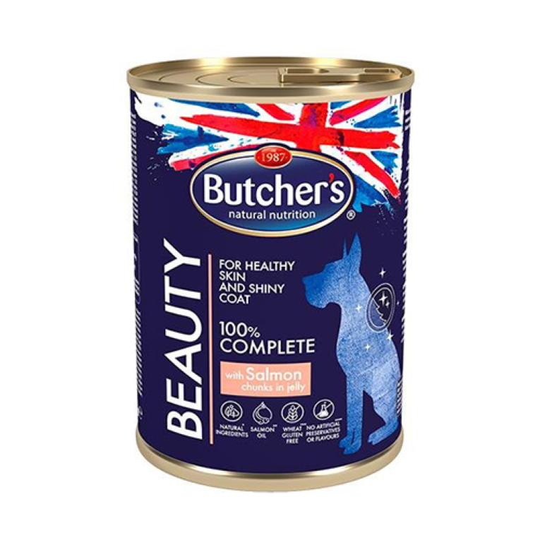 بوتشرز بيوتي كير – سمك السلمون للبالغين 400 جرام